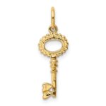 14K Polished Key Charm - Image 3