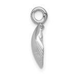 14k White Gold Seashell Pendant - Image 2