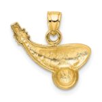 14k and White Rhodium Golf Club and Ball Charm - Image 4