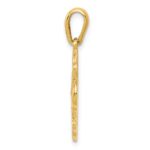 14k Polished Four-Way Medal Pendant - Image 2