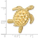 14k Large Sea Turtle Omega Slide - Image 3