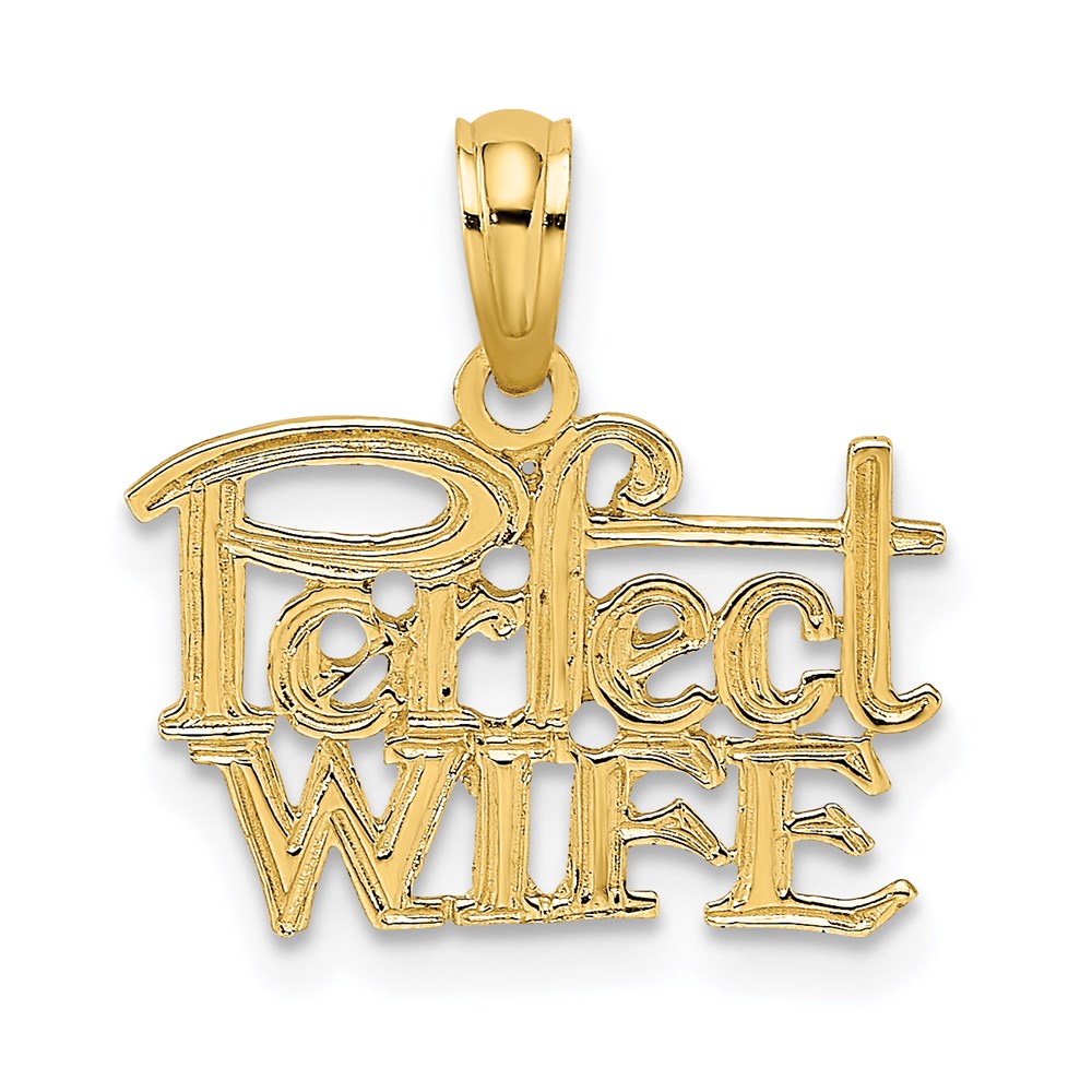 K2688.jpg 14k PERFECT WIFE Charm - Image 1