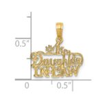 14k #1 DAUGHTER-IN-LAW Charm - Image 3