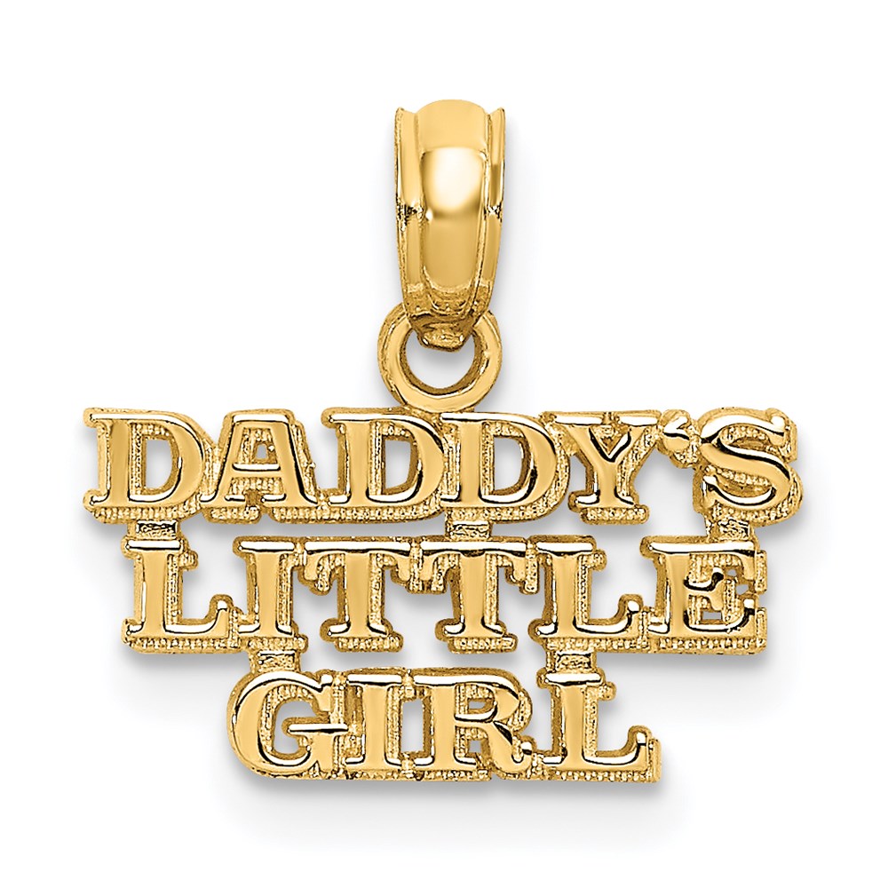 K2699.jpg 14k DADDYS LITTLE GIRL Charm - Image 1
