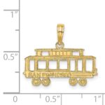 14k SAN FRANCISCO Cable Car Charm - Image 3