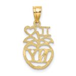 14K I HEART NY Apple Charm - Image 3