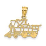 14k I HEART Train Engine Charm - Image 4