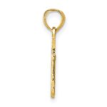 14k I HEART MY TRUCKER Truck Pendant - Image 2