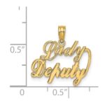 14k LADY DEPUTY Charm - Image 3