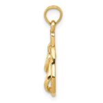 14k  3-D Flip Flops Pendant - Image 2