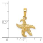 14k Starfish Pendant - Image 4