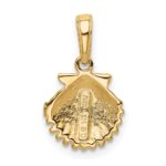 14k Scallop Shell Pendant - Image 3
