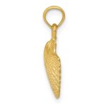 14k Scallop Shell Pendant - Image 2