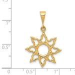 14k Sun Charm - Image 4