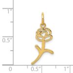 14k Rose Charm - Image 4