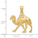14k 3-D  2-Hump Camel Pendant - Image 4