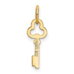 14k Key Letter I Initial Charm - Image 3