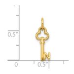 14k Key Letter N Initial Charm - Image 4
