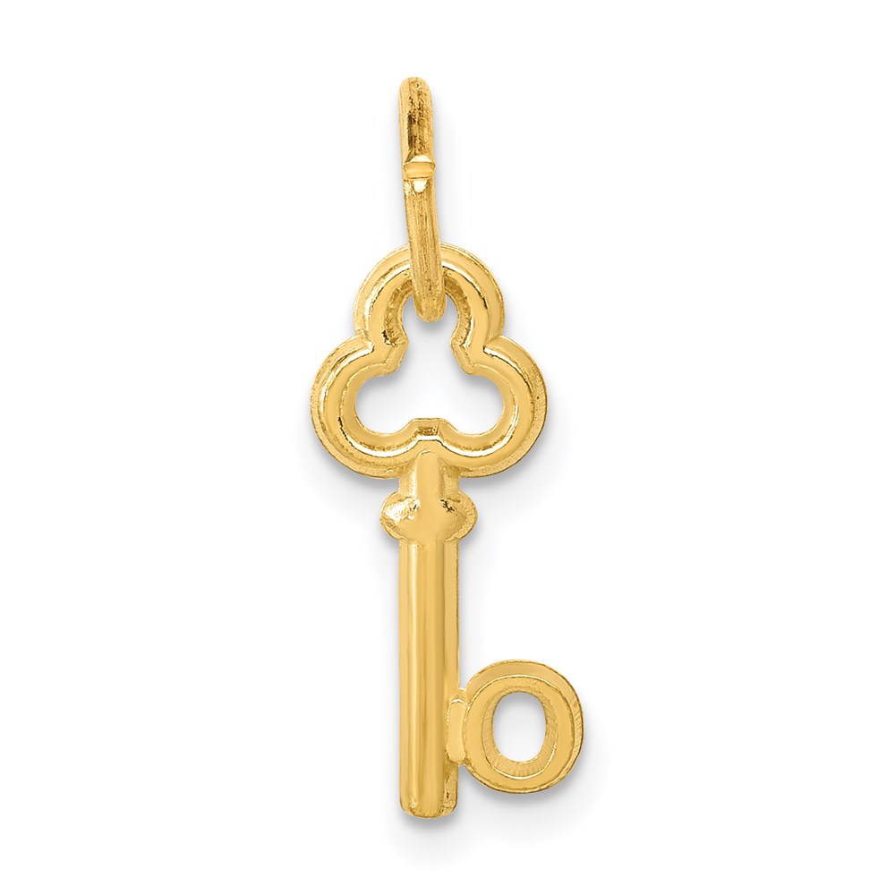 K3442O.jpg 14k Key Letter O Initial Charm - Image 1