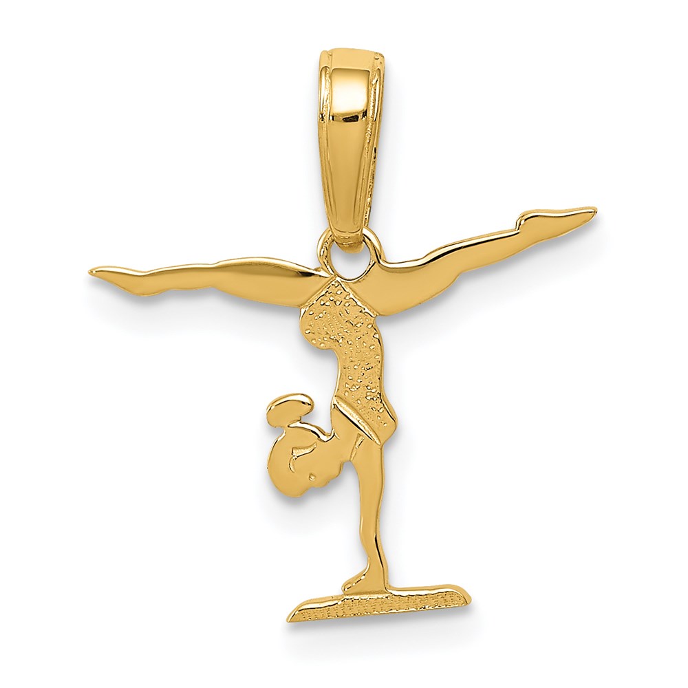 K3530.jpg 14k Gymnastics Pendant - Image 1