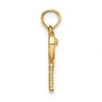 14k Tennis Racquets Charm - Image 2