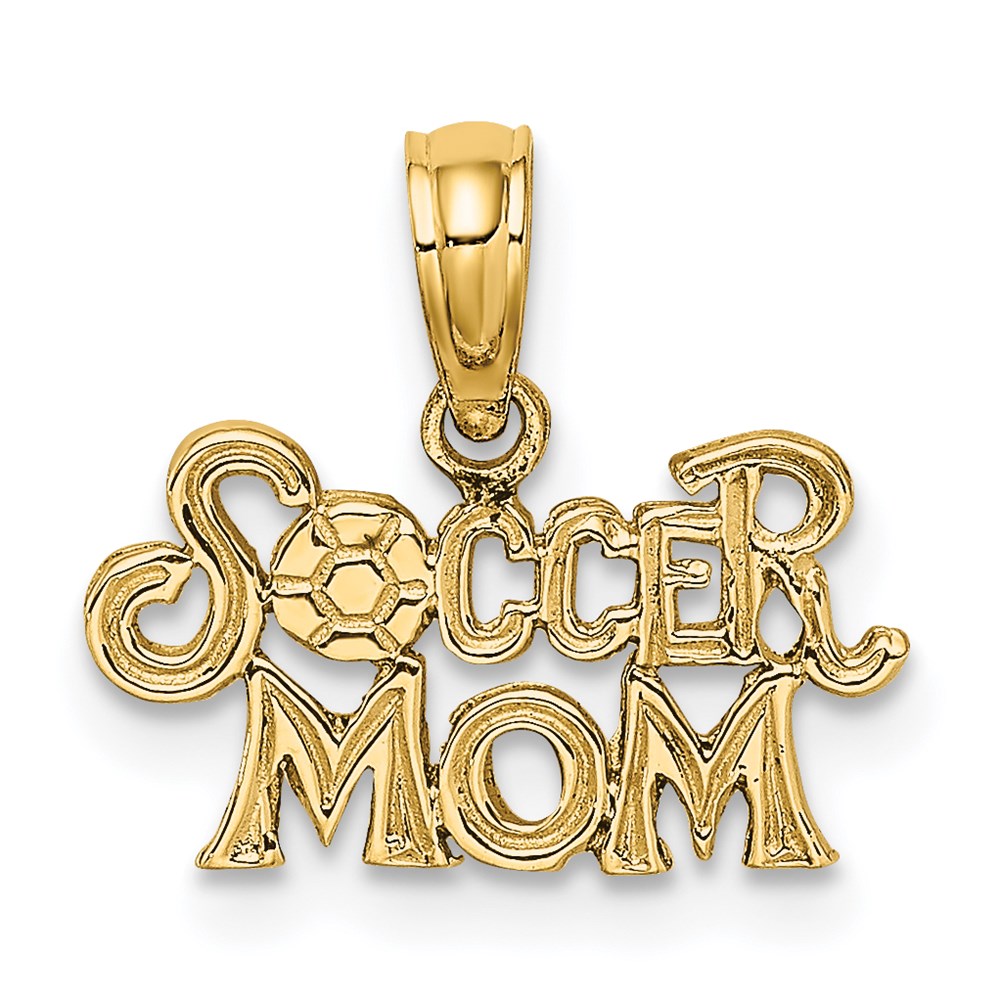 K3581.jpg 14K SOCCER MOM Charm - Image 1