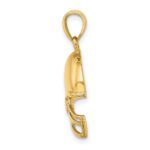 14k Football Helmet Charm - Image 2