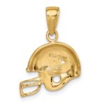14k Football Helmet Pendant - Image 4