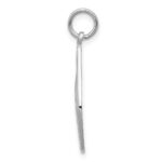 14k White Gold Blessed Virgin Mary Charm - Image 2