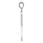 14k White Gold Ankh Cross Pendant - Image 2