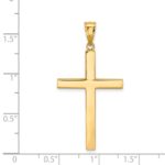 14K Latin Cross Pendant - Image 3