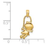 14k Girl with Jump Rope Charm - Image 3