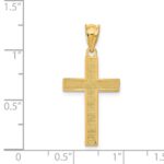 14K Cross Pendant - Image 4