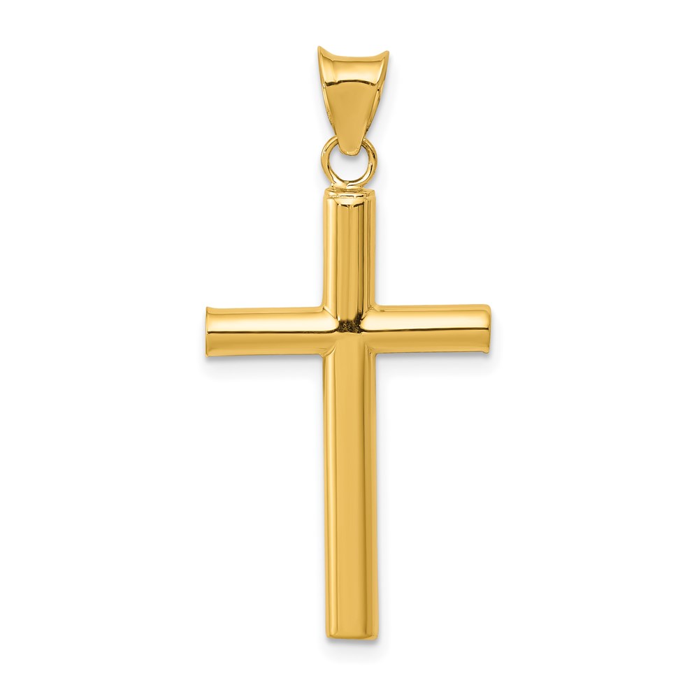 K4986.jpg 14K Polished Hollow Cross Pendant - Image 1