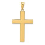 14k Hollow Cross Pendant