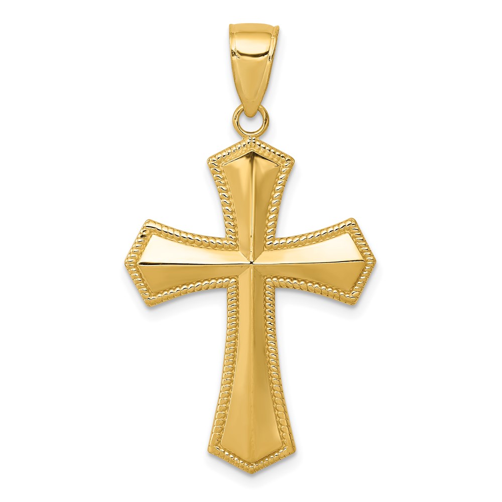 K5028.jpg 14k Passion Cross Pendant - Image 1