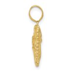 14K Polished Open Wire Heart Pendant - Image 2