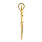 14k Polished Large Filigree Butterfly Pendant - Image 2