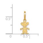 14k Polished Little Girl Pendant - Image 4