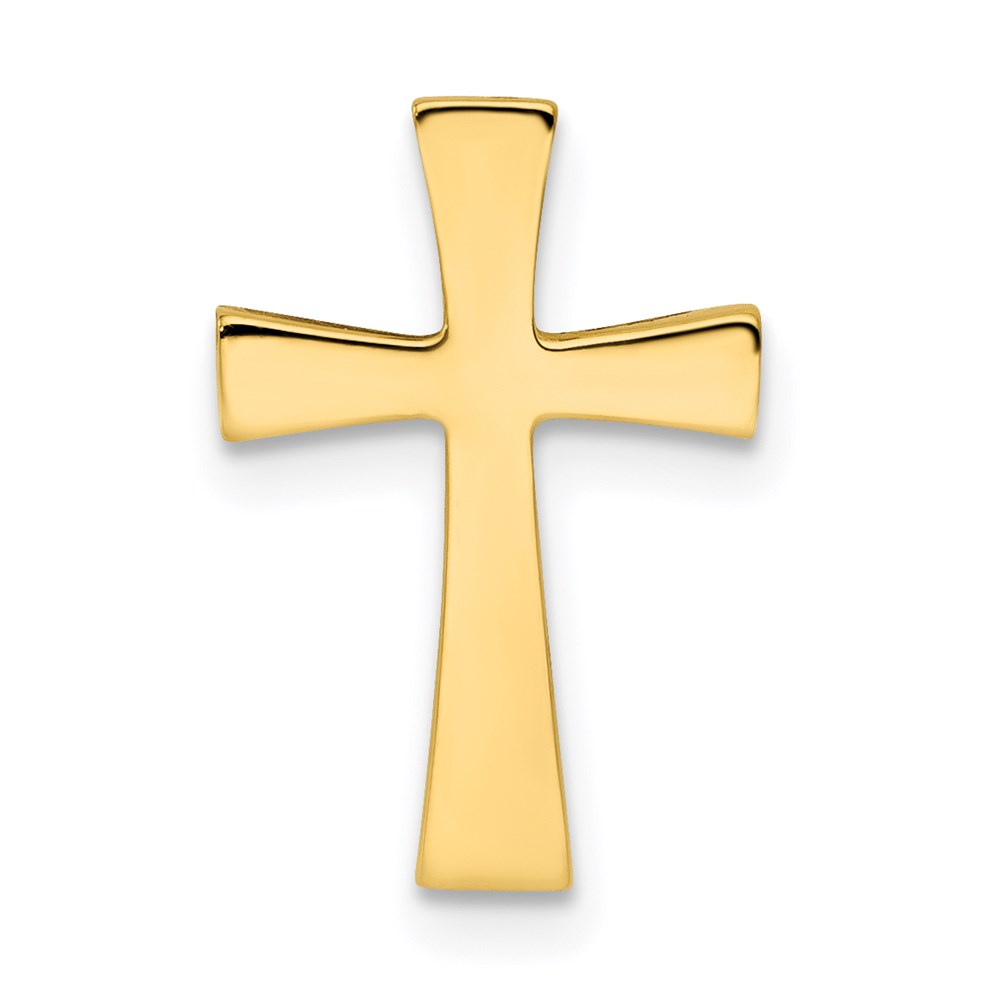K6155.jpg 14k Polished Cross Chain Slide - Image 1