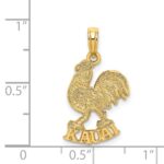 14K KAUAI Rooster Charm - Image 4