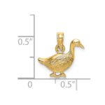 14K Goose Charm - Image 3