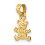 14K 3-D Mini Teddy Bear Charm - Image 4