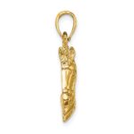 14K Textured Horse Head Charm - Image 2