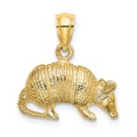 14K 3-D Armadillo Charm - Image 4