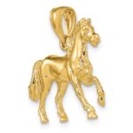 14K 3-D Horse Charm - Image 5