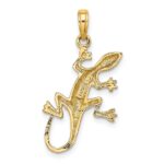 14K 2-D Gecko Charm - Image 3
