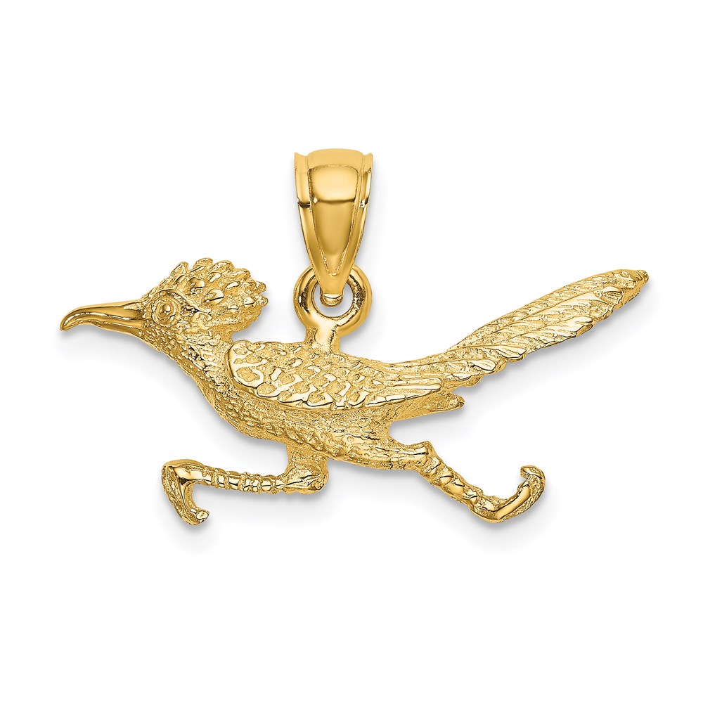 K6588.jpg 14K 3-D Road Runner Charm - Image 1