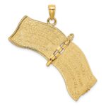 14K Enameled 3-D Pledge Of Allegiance US Flag Book Charm - Image 7