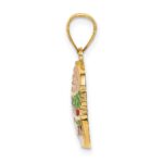 14K Multi-color Enameled Cheeseburger Charm - Image 2